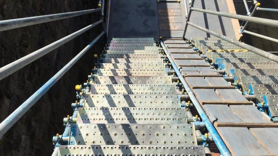 Nottingham canal steps