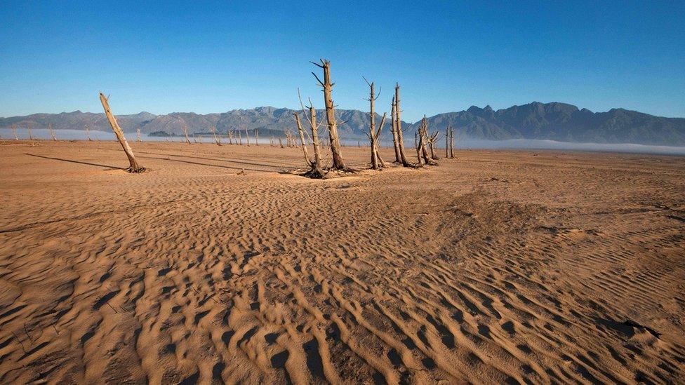 Theewaterskloof Dam pictured in 2018