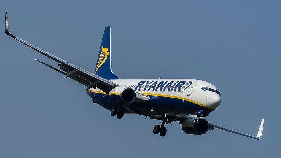 Ryanair aeroplane