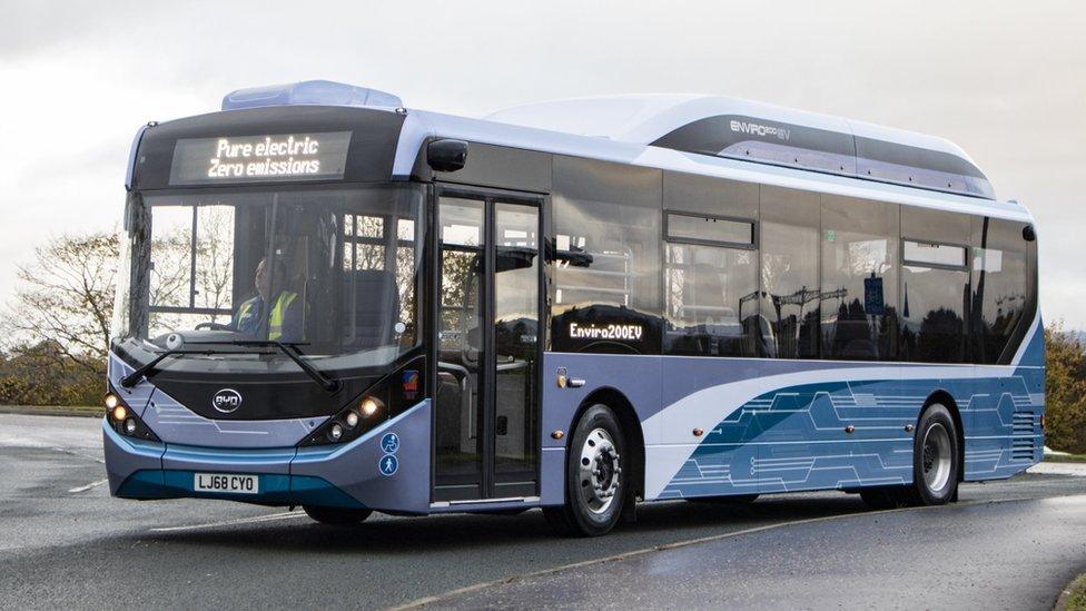 Enviro200EV electric bus