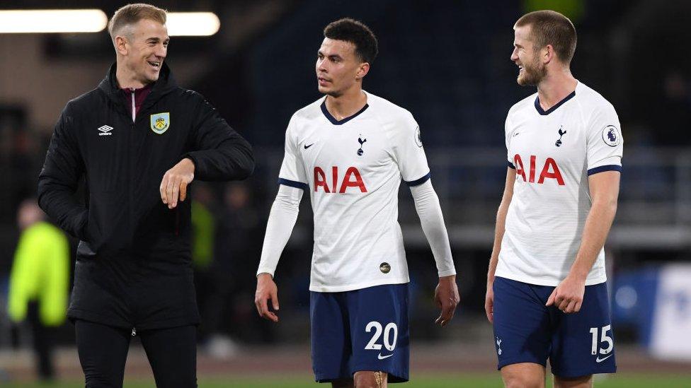 Joe Hart, Dele Alli and Eric Dier