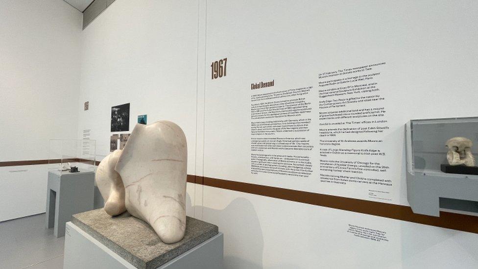 Henry Moore: The Sixties exhibition with sculptures