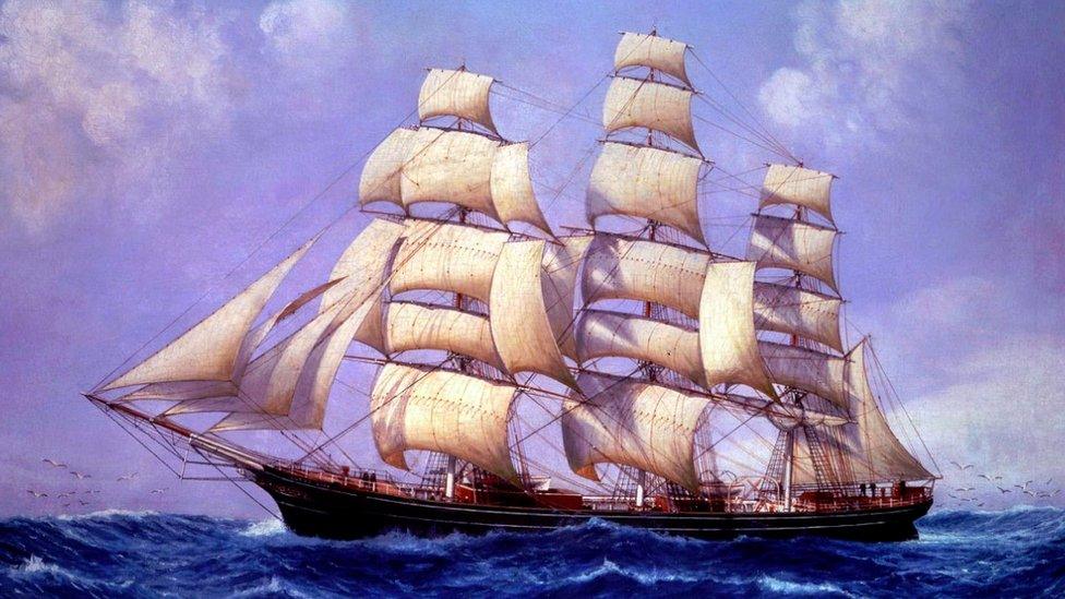 Cutty Sark painting