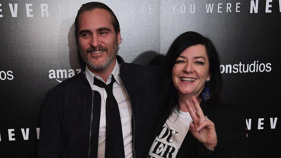 Jaoquin Pheonix and Lynne Ramsay