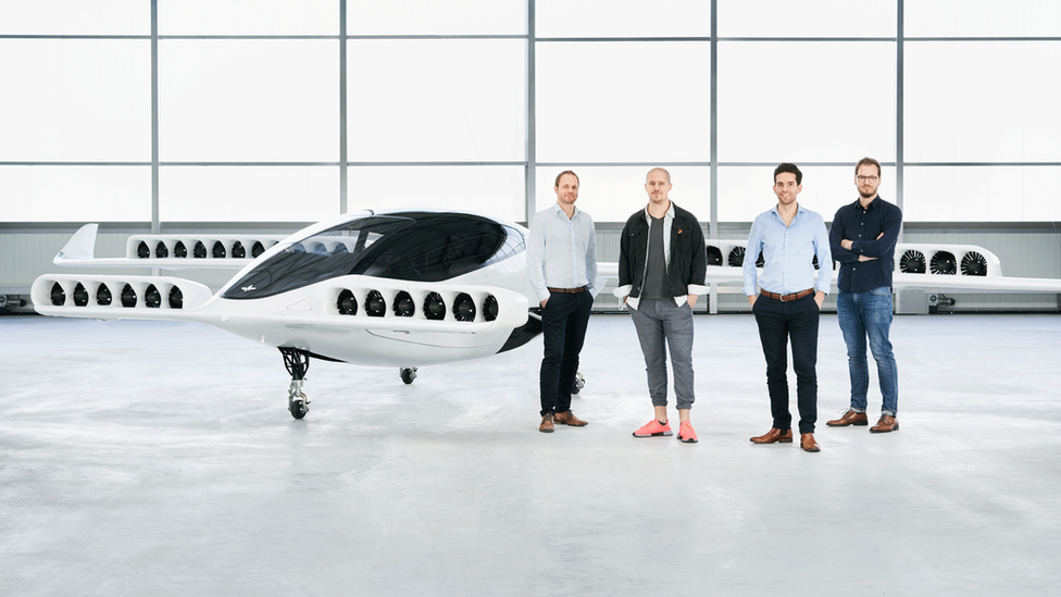 The Lilium self flying air taxi