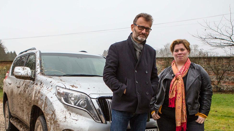 Hugh Dennis and Katy Brand