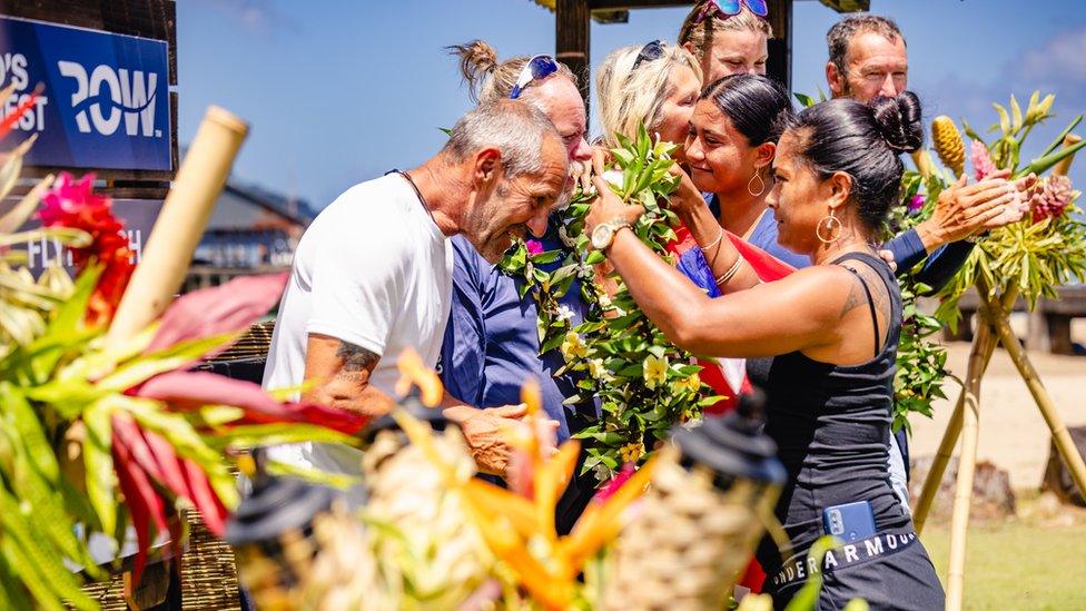 The team in Hawaii