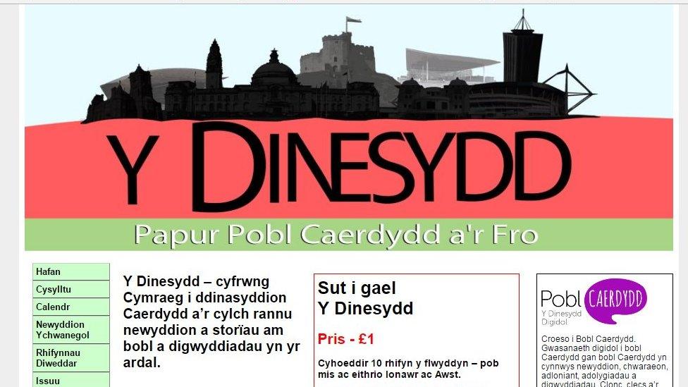 Wales' first papur bro, Y Dinesydd, has now gone digital