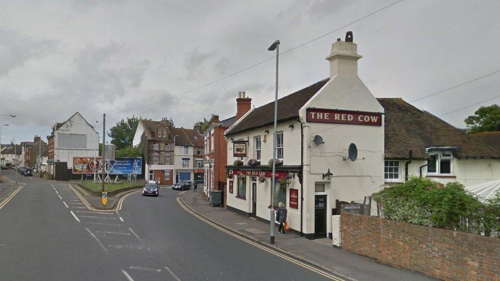 The Red Cow pub, Folkestone