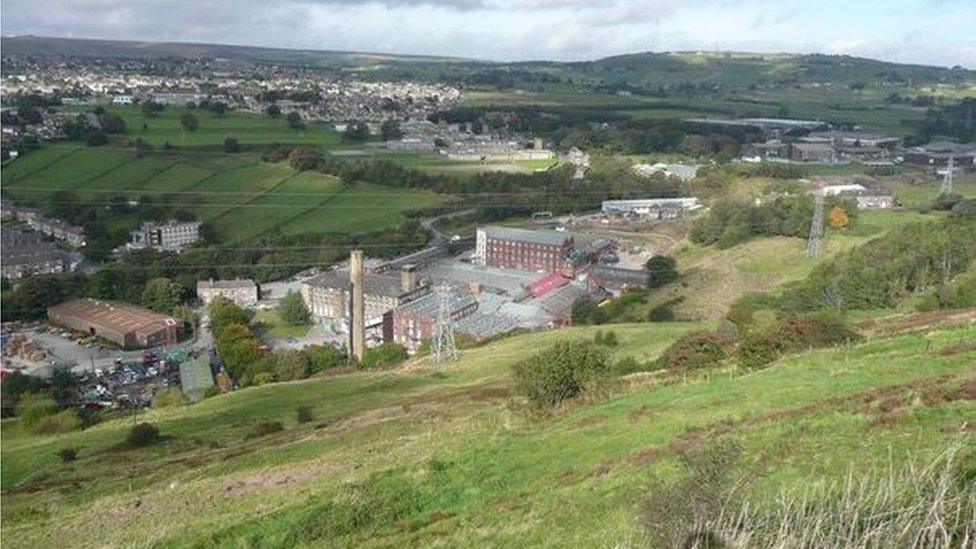 View of Holmfield from Queensbury Road