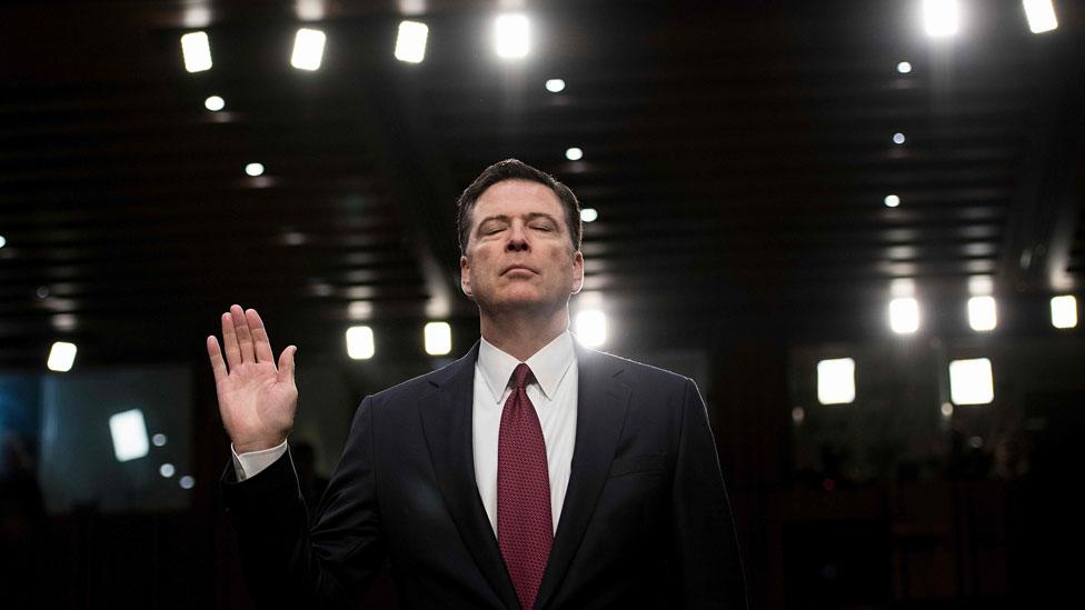 James Comey on 7 June