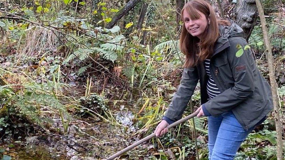 Laura Larkin, conservation officer for Buglife