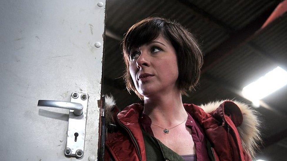 Mali Harries stars in the crime drama Hinterland/Y Gwyll