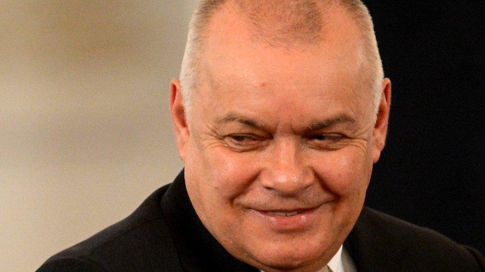 TV presenter and spin doctor Dmitry Kiselyov (file pic)