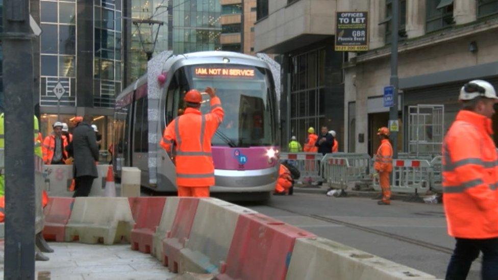 Tram in Birmingham