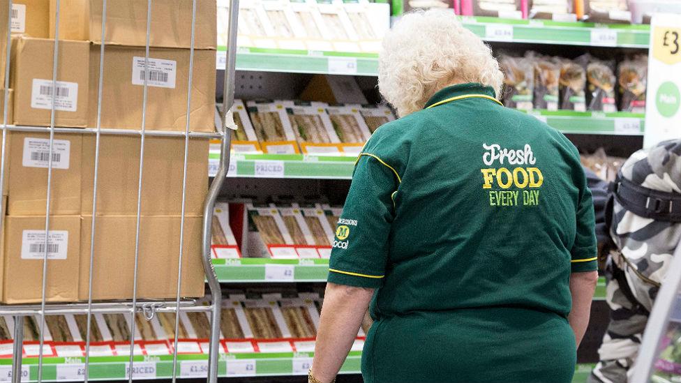 Supermarket worker