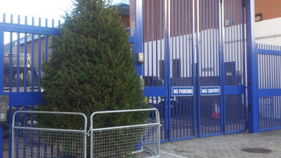 Lewisham Police Christmas tree