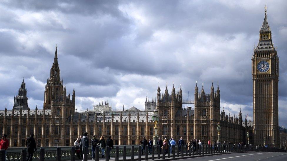 The Palace of Westminster, seen from Westminster Bridge