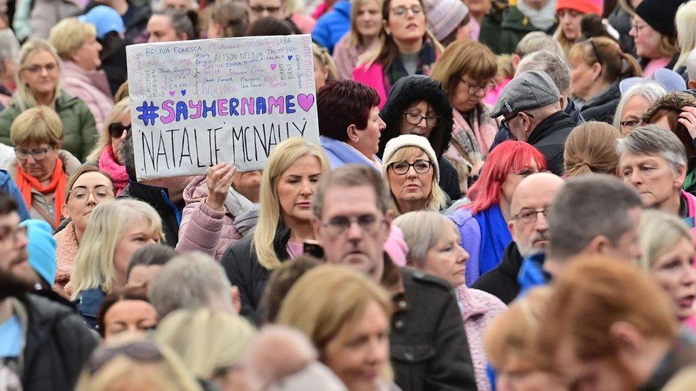 Crowds at the rally