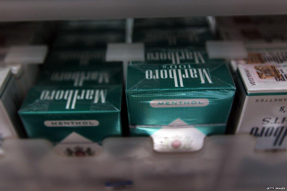 Menthol cigarettes