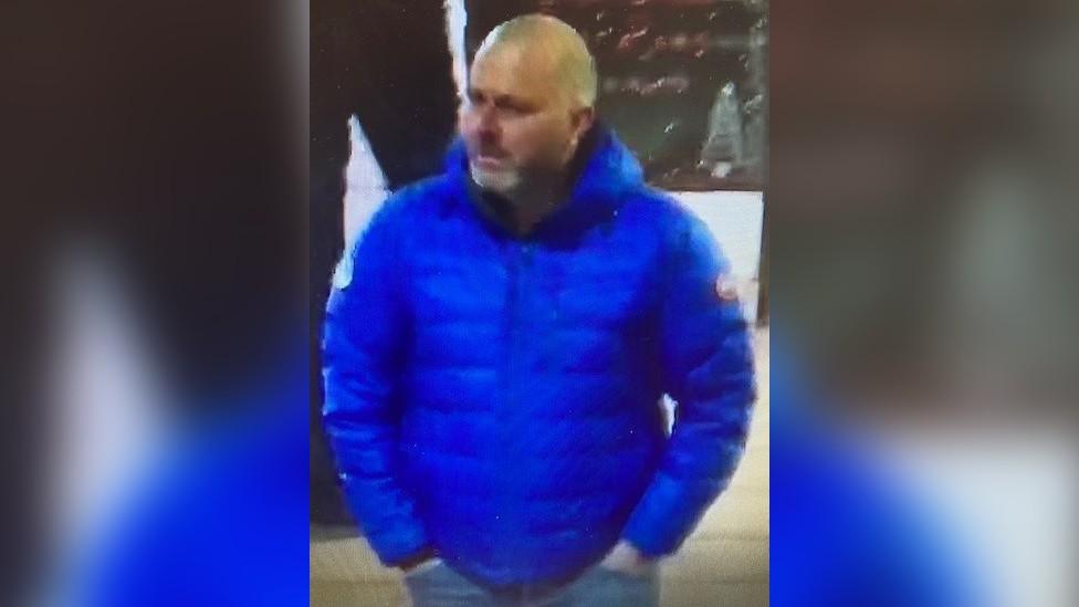 CCTV image of man police want to trace