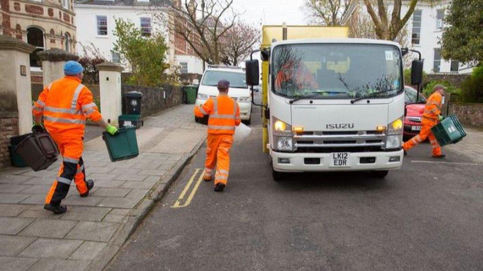 Image of recycling vehicle