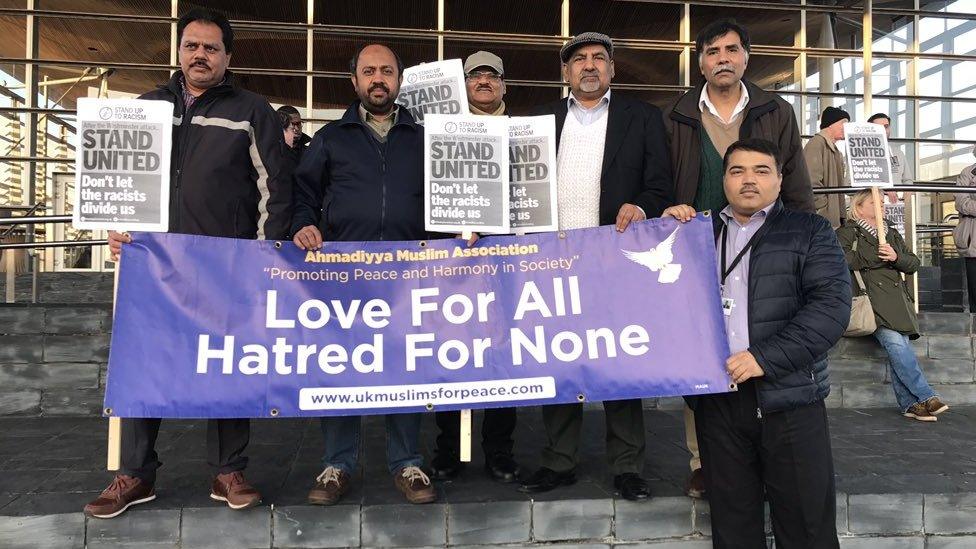 A vigil for the victims of the London terror attack is held in Cardiff