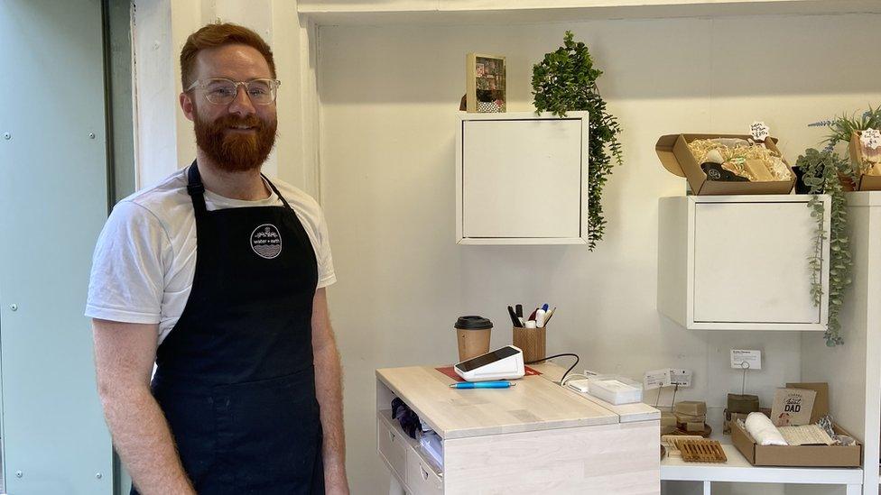 Josh Worley, a market stall holder on Norwich market