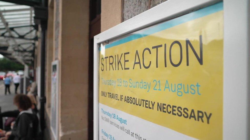 Strike action poster