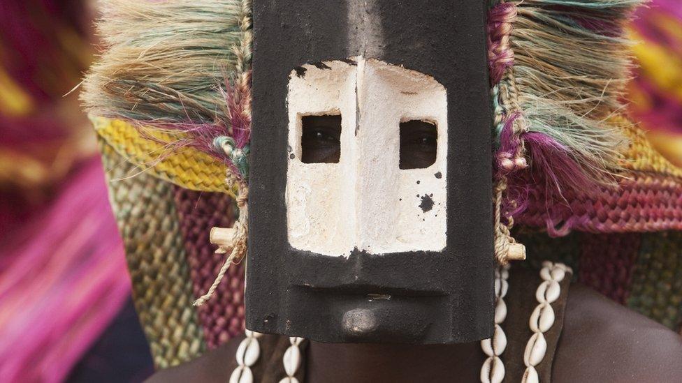 Dogon masked man