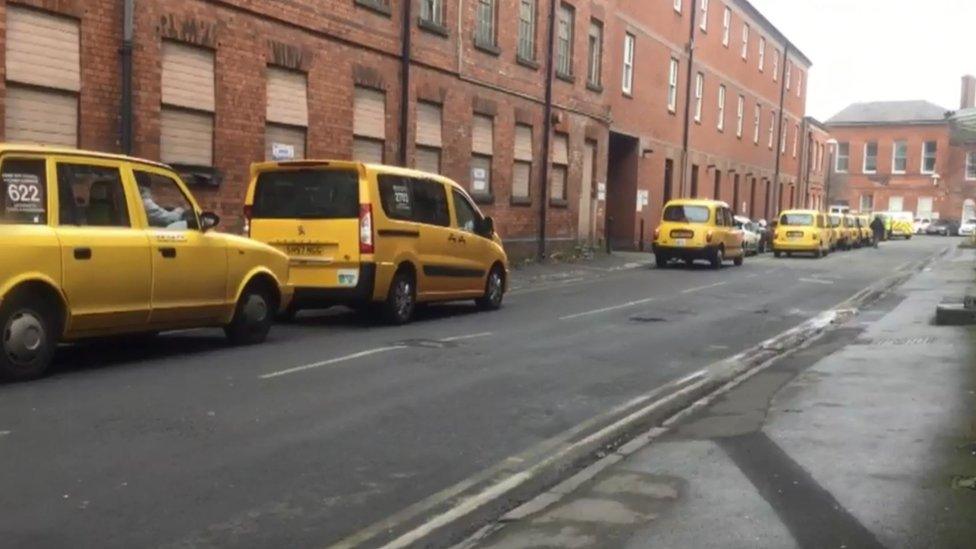 Yellow taxis