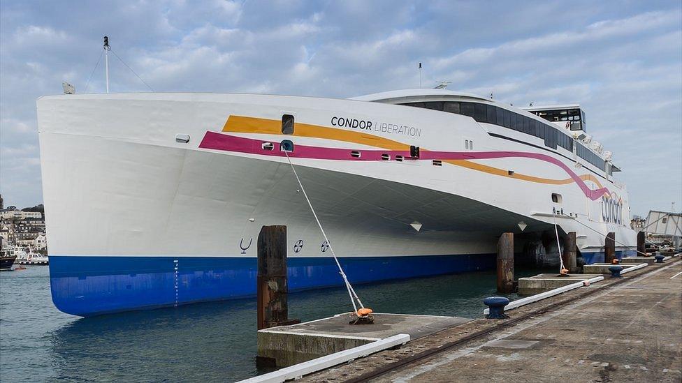 Condor Liberation in St Peter Port Harbour