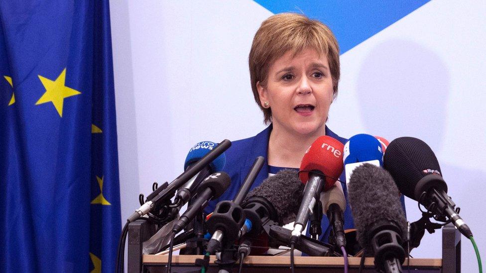 Scotland First Minister Nicola Sturgeon in Brussels, 29 Jun 16