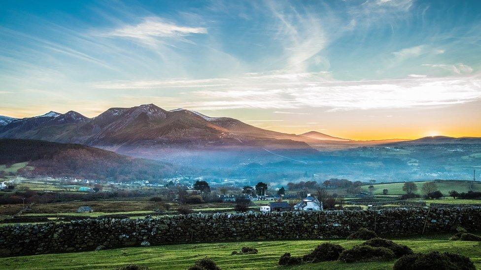 A beautiful way to escape the Christmas crowds, this wintry shot of Bethesda in Snowdonia was taken by Chris Davies