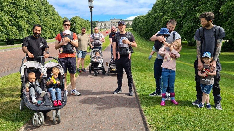 The group at Stormont