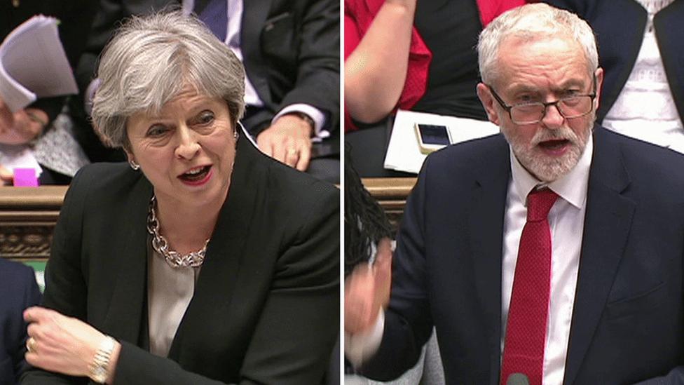 Theresa May and Jeremy Corbyn