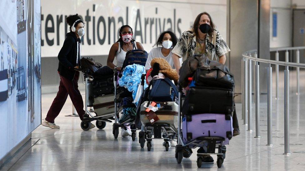 Arrivals at Heathrow