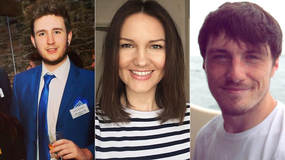 Profiles of Josh Vaughan, Karen Jones and Jeffrey Evans