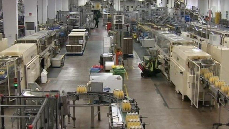 Britvic production line