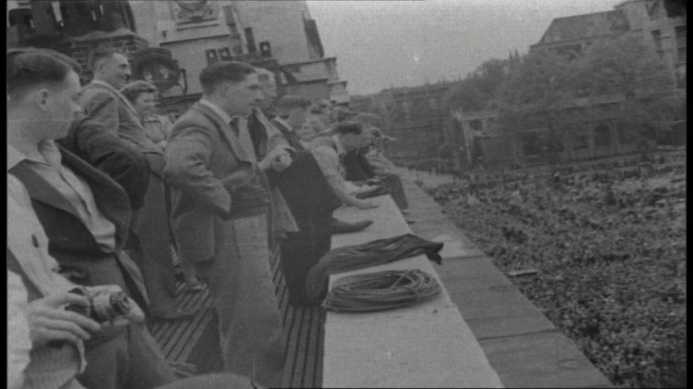 London on VE Day, 75 years ago