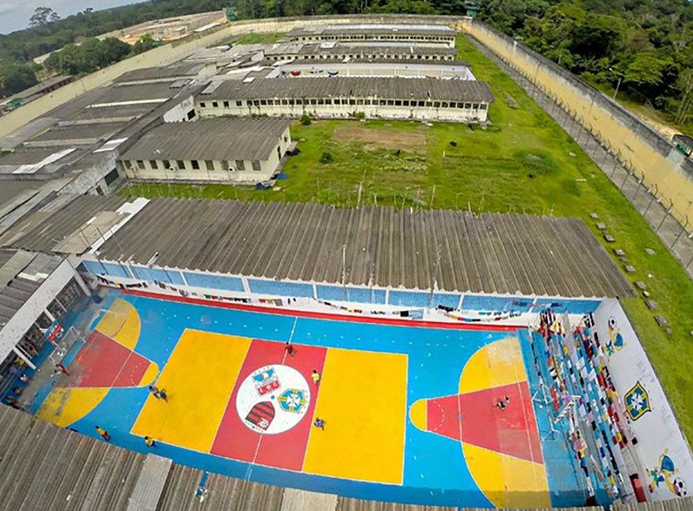 This undated handout picture released on 2 January shows the Penitentiary Complex Anisio Jobim in Manaus