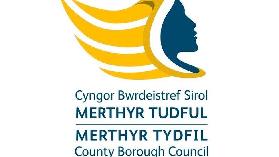 Merthyr council logo