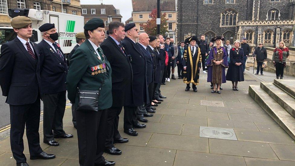 Armistice silence, Norwich