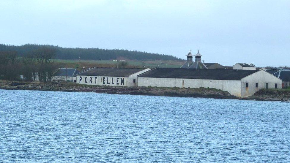 Port Ellen Distillery as it looked five years ago