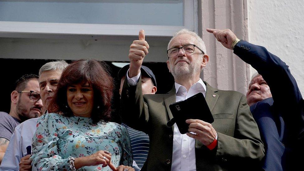 Jeremy Corbyn at Durham Miners' Gala