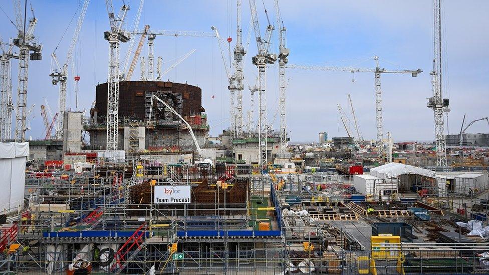 General view of Hinkley Point C