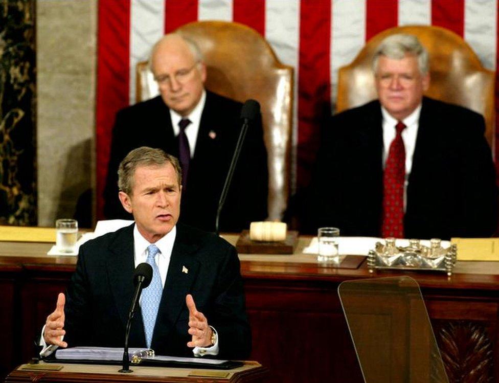 President George W Bush