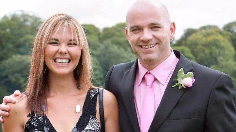 Stuart used a kidney swap with another couple to save his wife Andrea's life.