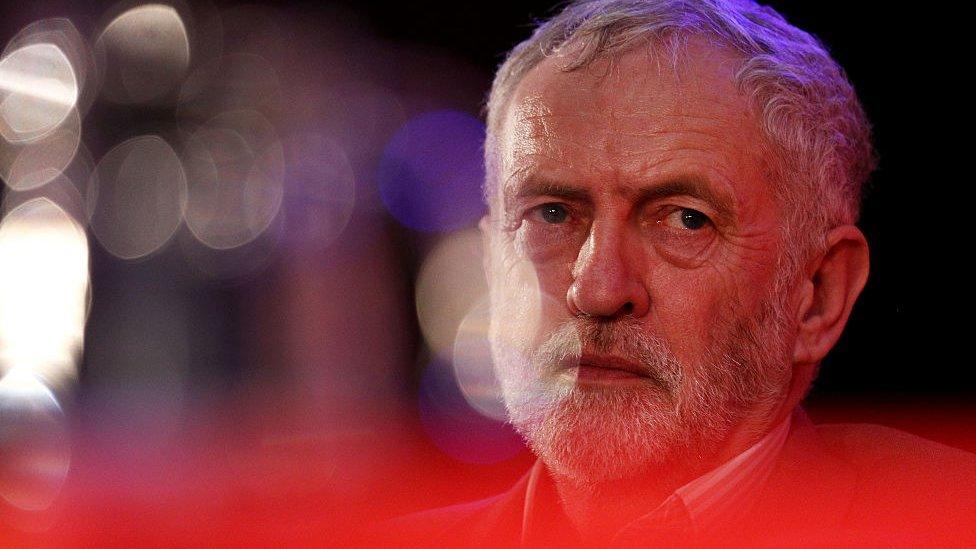 Jeremy Corbyn during a rally at the Emmanuel Centre on December 15, 2016