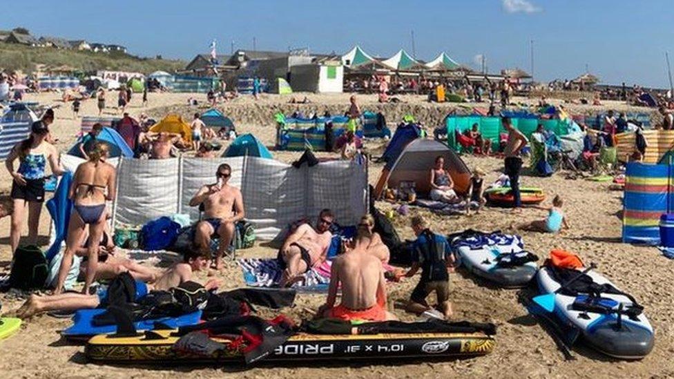 Perranporth beach